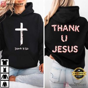 Daydrian Harding Merch Thank U Jesus Holiday T Shirt (3)