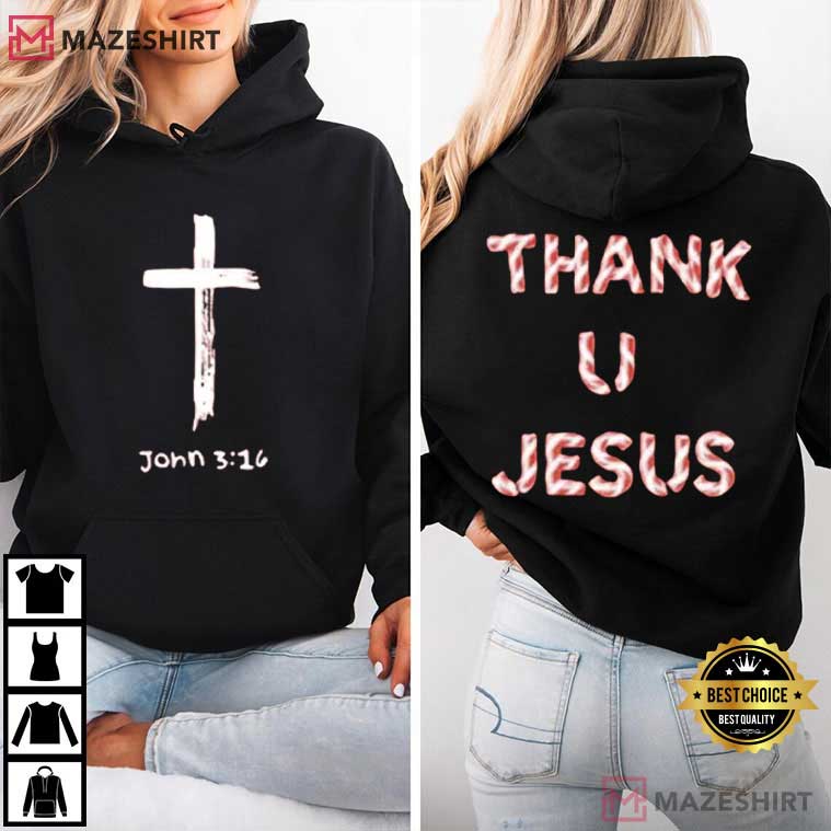 Daydrian Harding Merch Thank U Jesus Holiday T-Shirt Daydrian Harding Merch Thank U Jesus Holiday T-Shirt