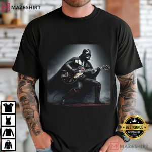 Darth Vader Guitar Rock Star Sci Fi Movie T Shirt (1)