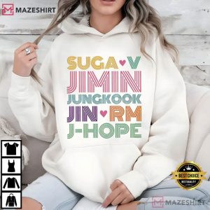 K Pop Inspired BTS Member Fan Gift T Shirt (3)