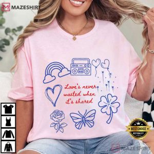 Olivia Dean Love’s Never Wasted Soulful Music T Shirt (2)