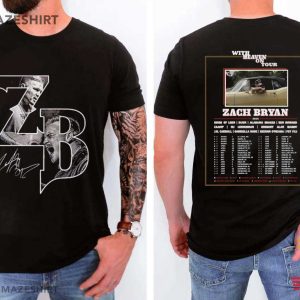 Zach Bryan On Tour 2026 Country Music T-Shirt