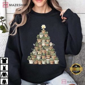 Christmas Plant Tree Gardener Holiday T Shirt (4)