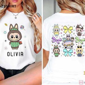 Labubu Cute Monster Bunny Doll Graphic Custom T-Shirt
