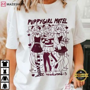 Puppy Girl Motel Anime T-Shirt