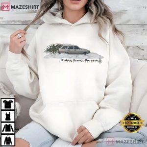 Tree Hauler VW Dasher Station Wagon Vintage Car T Shirt (3)