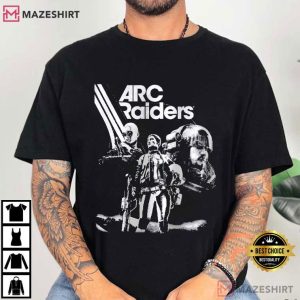 Arc Raiders Bleached Ink Acid Wash Gamer Survival T-Shirt