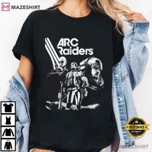 Arc Raiders Bleached Ink Acid Wash Gamer Survival T Shirt (1)