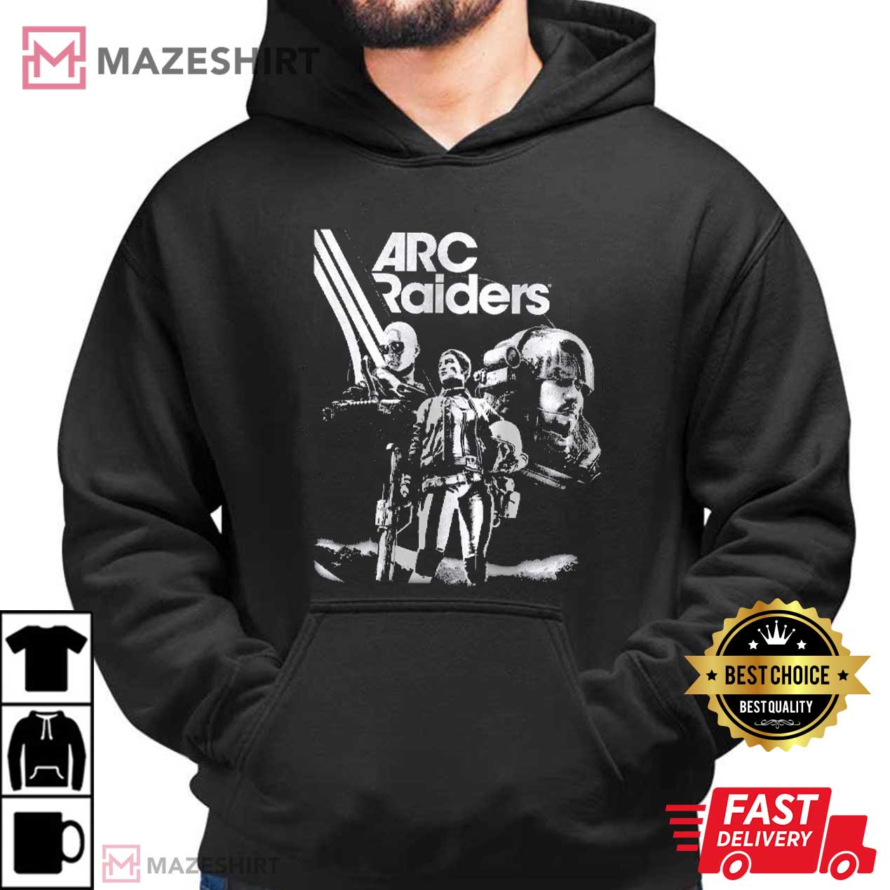 Arc Raiders Bleached Ink Acid Wash Gamer Survival T-Shirt Arc Raiders Bleached Ink Acid Wash Gamer Survival T-Shirt