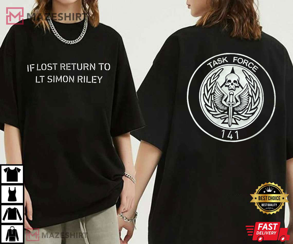 Call Of Duty Simp Task Force 141 Logo T-Shirt Call Of Duty Simp Task Force 141 Logo T-Shirt