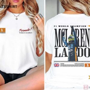 McLaren Lando Norris F1 Champion 2025 Merch T Shirt (1)