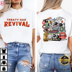 Treaty Oak Revival Jim Beam Collage Rock Band T Shirt (2)