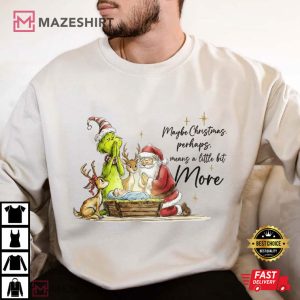 Grinch And Santa Christian Christmas Funny T Shirt (4)