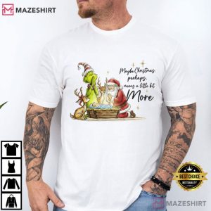 Grinch And Santa Christian Christmas Funny T-Shirt