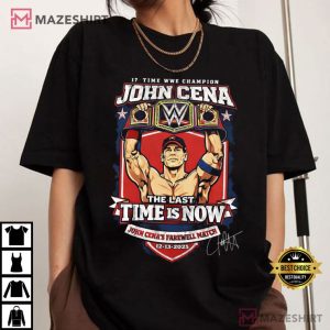John Cena's Farewell Tour Match In Washington WWE T Shirt (2)