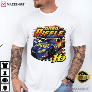 Vintage 90s Nascar Greg Biffle T Shirt (1)