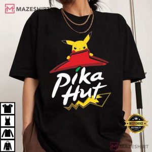 No One Out Pika's The Hut T Shirt (2)