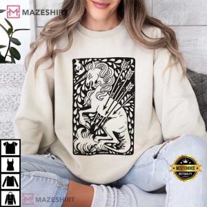 Sage Green Unicorn T Shirt (4)