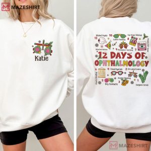 12 Days Of Ophthalmology Christmas T Shirt (2)