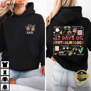 12 Days Of Ophthalmology Christmas T Shirt (3)