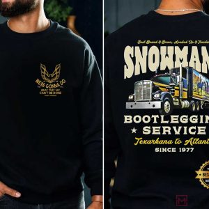 Snowman’s Bootlegging Service Smokey And The Bandit Truck T Shirt (1)