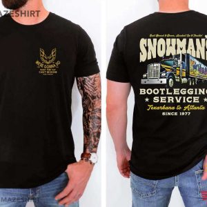 Snowman’s Bootlegging Service Smokey And The Bandit Truck T Shirt (3)