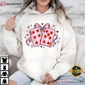 Playing Cards 6 7 Valentine Funny Six Seven T Shirt (4)