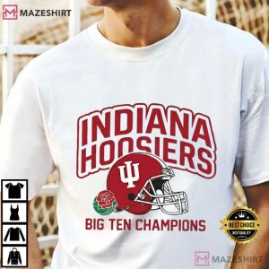 Indiana Hoosiers Big Ten Champions Football T Shirt (1)