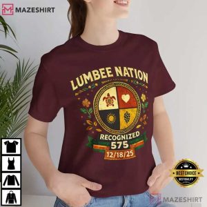 Lumbee Tribe Federal Recognition Commemorative T Shirt (1)