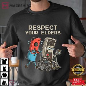 Respect Your Elders Game Funny Retro T Shirt (4)