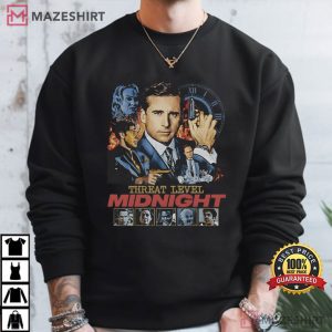 The Office Threat Level Midnight Vintage T Shirt (4)