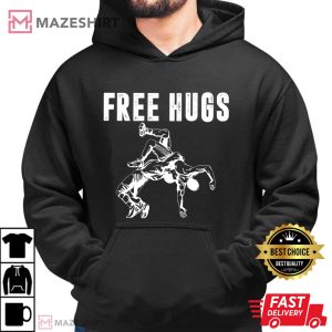 Free Hugs Wrestling Sports T Shirt (4)