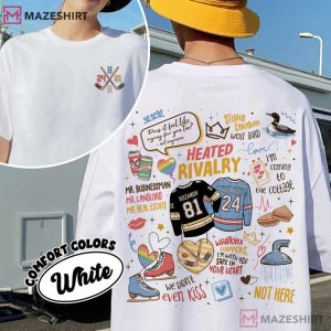 Heated Rivalry Hollanov Couple Romance Book T-Shirt