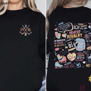 Heated Rivalry Hollanov Couple Romance Book T Shirt (1)