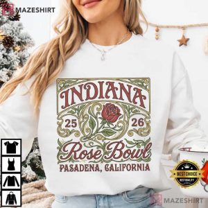 Indiana Rose Bowl Vintage Floral Football T Shirt (4)