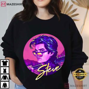 Stranger Things Steve Harrington Joe Keery Retro Art T Shirt (4)