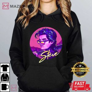Stranger Things Steve Harrington Joe Keery Retro Art T Shirt (3)