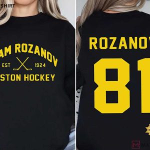 Team Ilya Rozanov 81 Boston Hockey Heated Rivalry T Shirt (3)