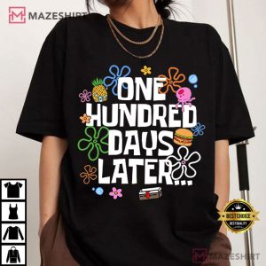 One Hundred Days Later 100 Days Of School T Shirt (1)