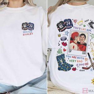 Heated Rivalry Hockey Romance Couple Fan Gift T Shirt (2)