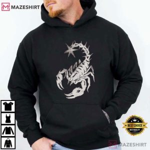 Scorpion Grunge Aesthetic Faded T Shirt (4)