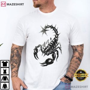 Scorpion Grunge Aesthetic Faded T Shirt (1)