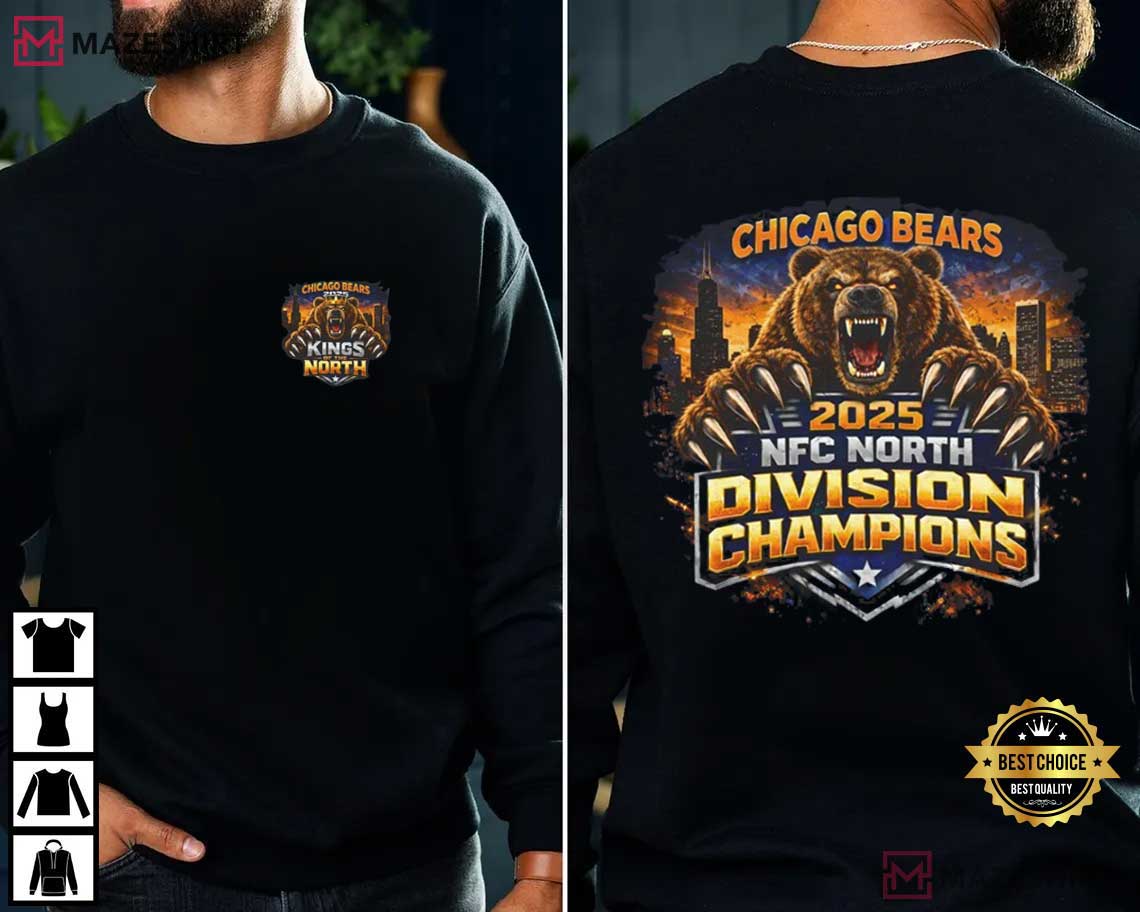 Chicago Bears NFC North Division Champs T-Shirt Chicago Bears NFC North Division Champs T-Shirt