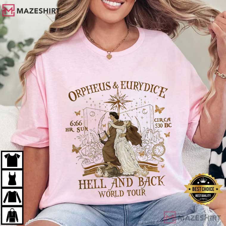 Orpheus And Eurydice Greek Mythology Poet T-Shirt Orpheus And Eurydice Greek Mythology Poet T-Shirt