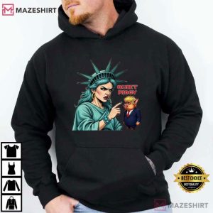 Trump Quiet Piggy Liberty Edition Graphic T Shirt (4)