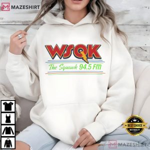 WSQK Radio Logo The Squawk 94 5 FM Stranger Things T Shirt (4)