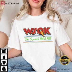 WSQK Radio Logo The Squawk 94 5 FM Stranger Things T Shirt (3)