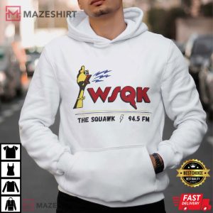 Stranger Things WSQK The Squawk Radio Fan Merch T Shirt (4)