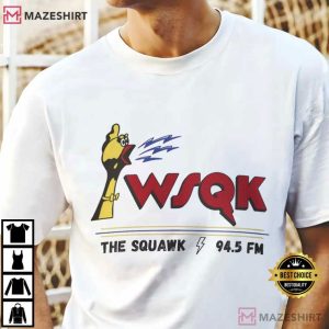Stranger Things WSQK The Squawk Radio Fan Merch T Shirt (2)