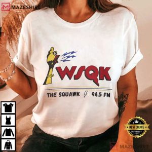Stranger Things WSQK The Squawk Radio Fan Merch T Shirt (3)